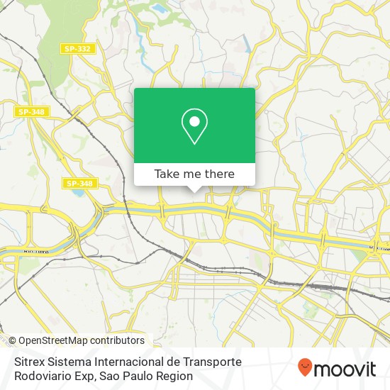 Sitrex Sistema Internacional de Transporte Rodoviario Exp map