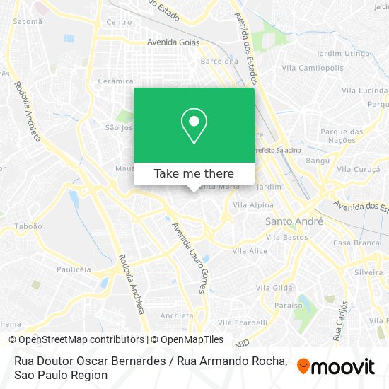 Rua Doutor Oscar Bernardes / Rua Armando Rocha map