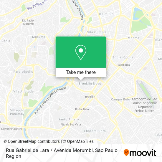 Rua Gabriel de Lara / Avenida Morumbi map