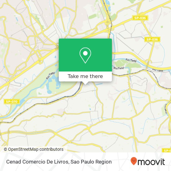 Cenad Comercio De Livros map