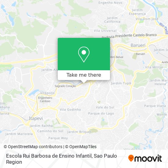 Escola Rui Barbosa de Ensino Infantil map