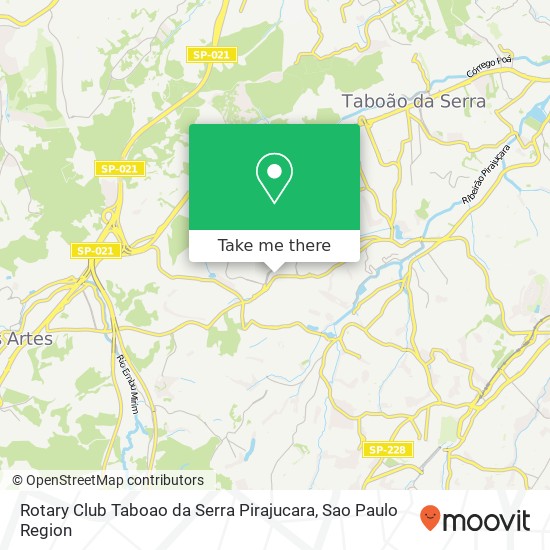 Rotary Club Taboao da Serra Pirajucara map