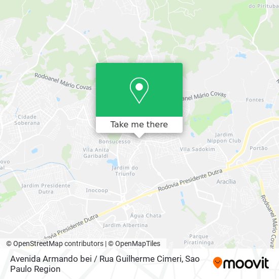 Avenida Armando bei / Rua Guilherme Cimeri map