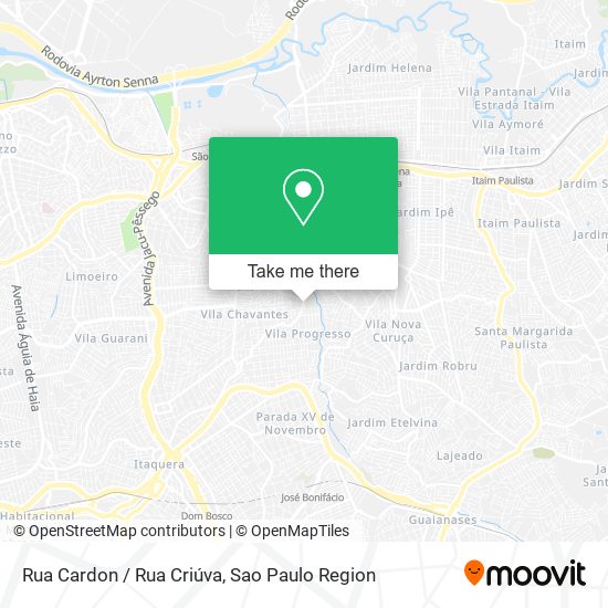 Rua Cardon / Rua Criúva map