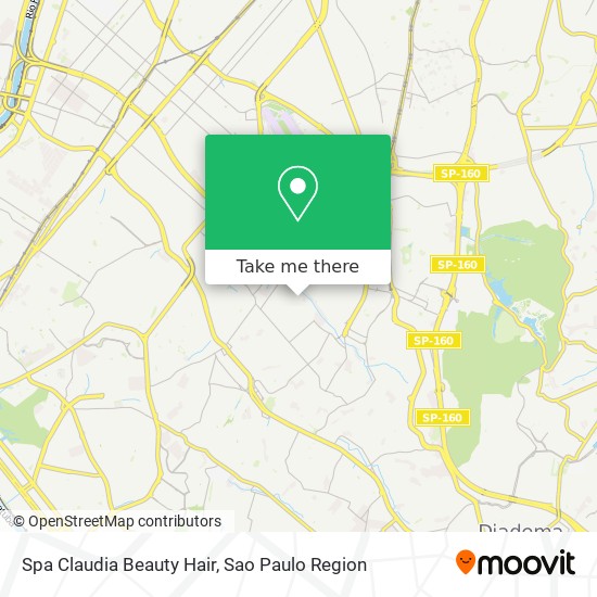 Spa Claudia Beauty Hair map