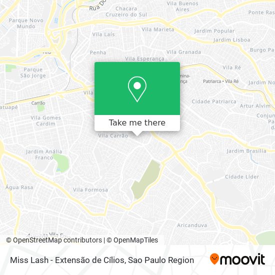 Miss Lash - Extensão de Cílios map