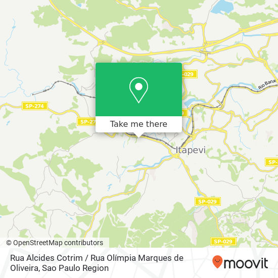 Rua Alcides Cotrim / Rua Olímpia Marques de Oliveira map