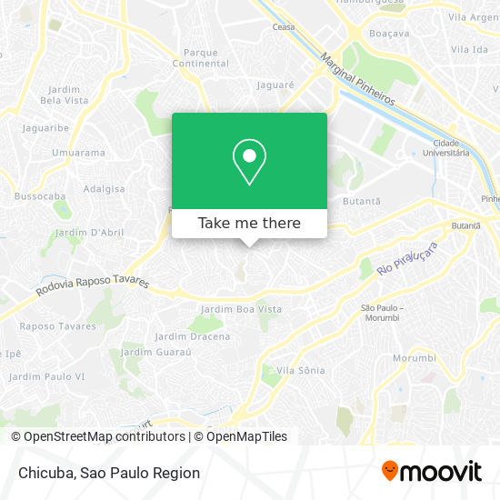 Chicuba map
