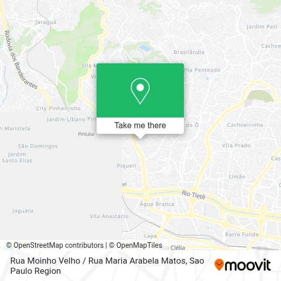 Rua Moinho Velho / Rua Maria Arabela Matos map