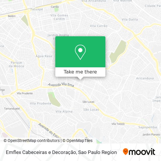 Emflex Cabeceiras e Decoração map