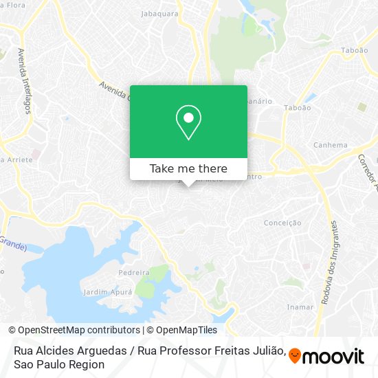 Rua Alcides Arguedas / Rua Professor Freitas Julião map