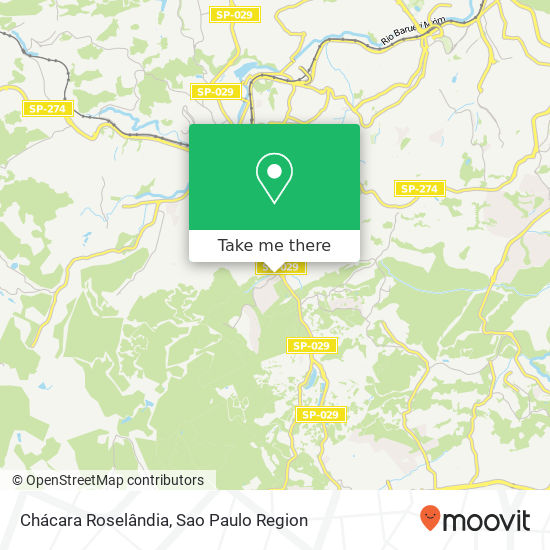 Chácara Roselândia map