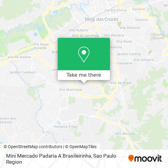 Mini Mercado Padaria A Brasileirinha map