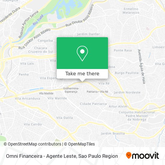Omni Financeira - Agente Leste map