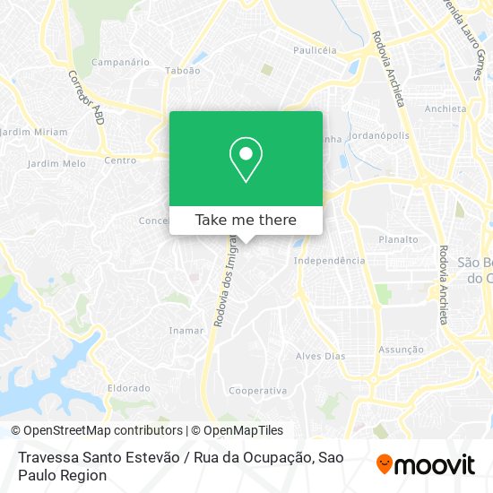 Travessa Santo Estevão / Rua da Ocupação map