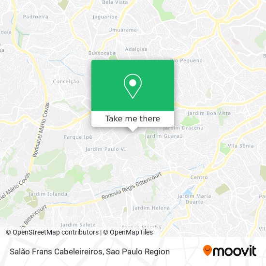 Salão Frans Cabeleireiros map