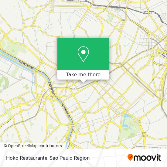 Hoko Restaurante map