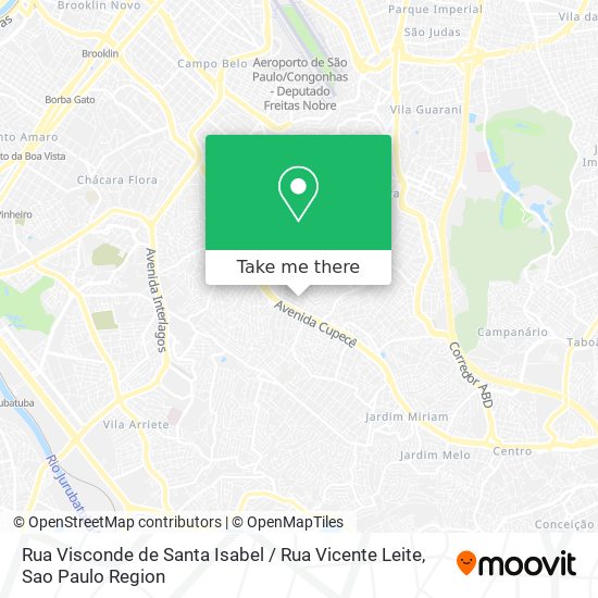 Rua Visconde de Santa Isabel / Rua Vicente Leite map
