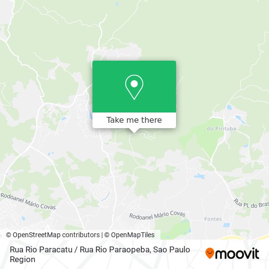 Rua Rio Paracatu / Rua Rio Paraopeba map