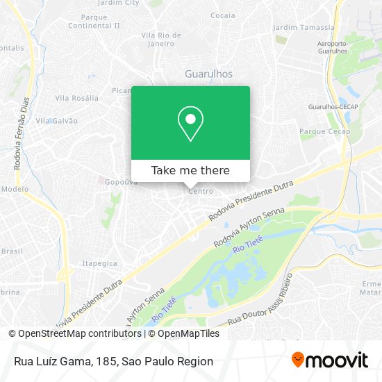 Rua Luíz Gama, 185 map