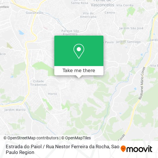 Estrada do Paiol / Rua Nestor Ferreira da Rocha map