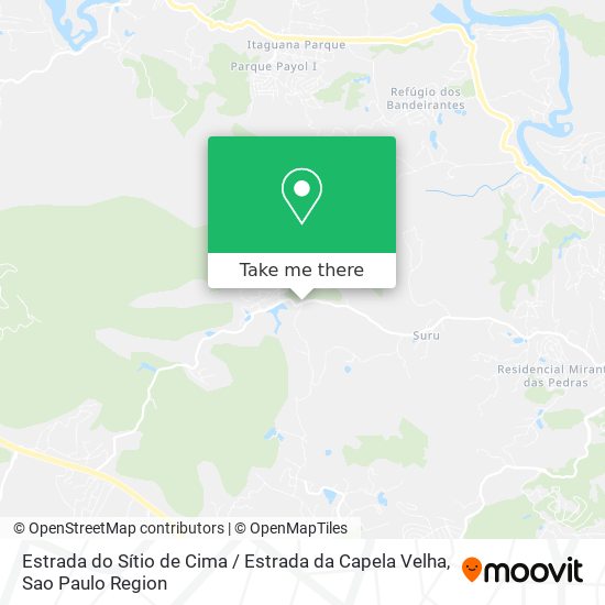 Estrada do Sítio de Cima / Estrada da Capela Velha map