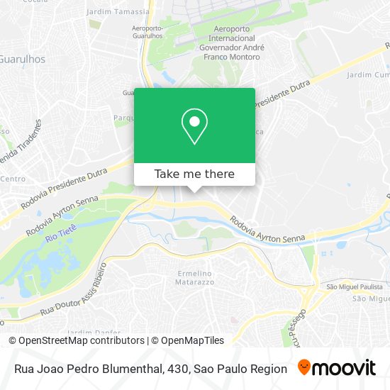 Rua Joao Pedro Blumenthal, 430 map