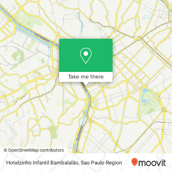 Mapa Hotelzinho Infantil Bambalalão