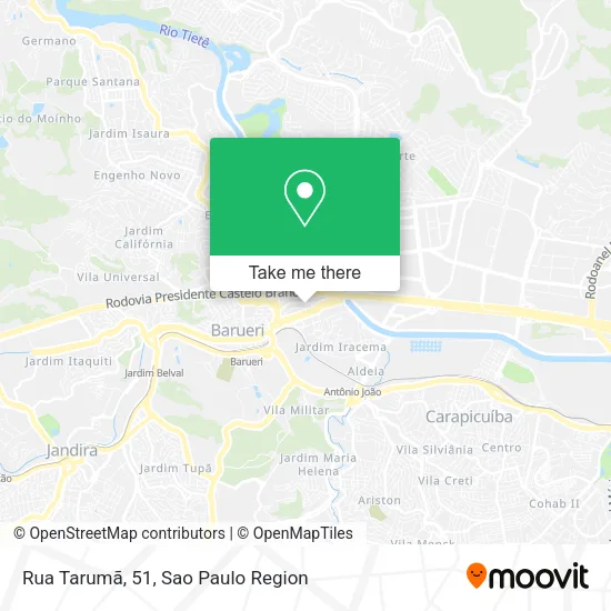 Rua Tarumã, 51 map