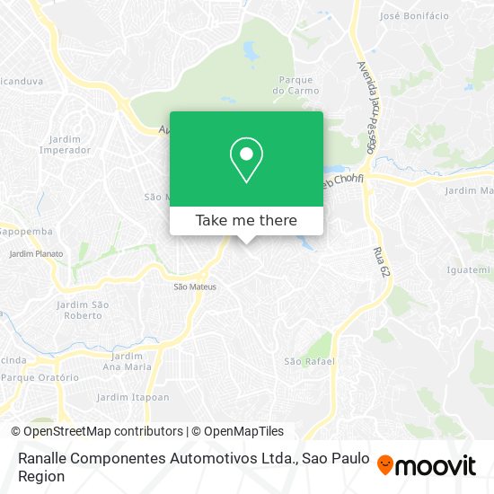 Ranalle Componentes Automotivos Ltda. map