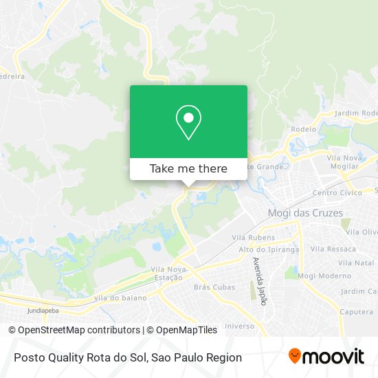 Posto Quality Rota do Sol map