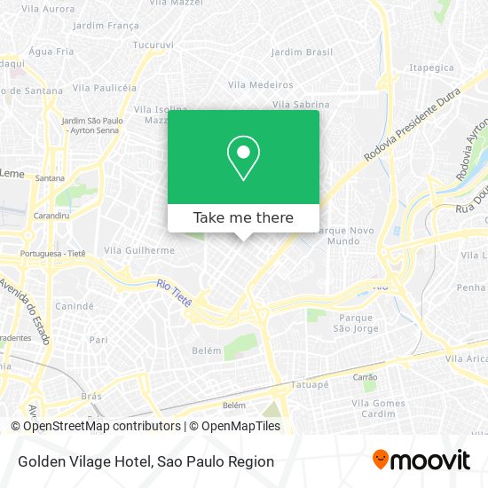 Mapa Golden Vilage Hotel