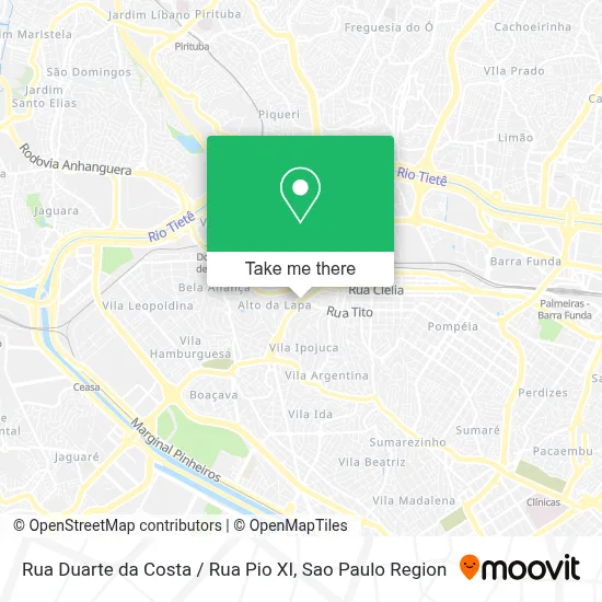 Rua Duarte da Costa / Rua Pio XI map