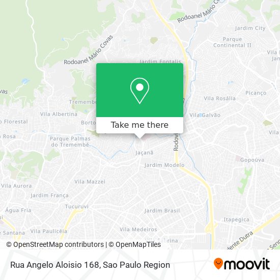 Rua Angelo Aloisio 168 map