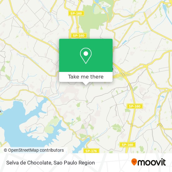 Selva de Chocolate map