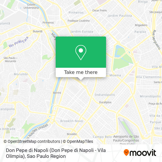 Don Pepe di Napoli (Don Pepe di Napoli - Vila Olímpia) map