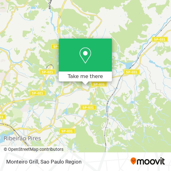 Mapa Monteiro Grill