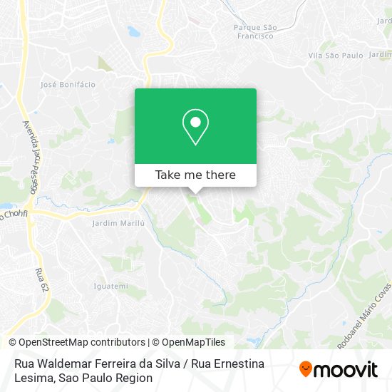 Rua Waldemar Ferreira da Silva / Rua Ernestina Lesima map
