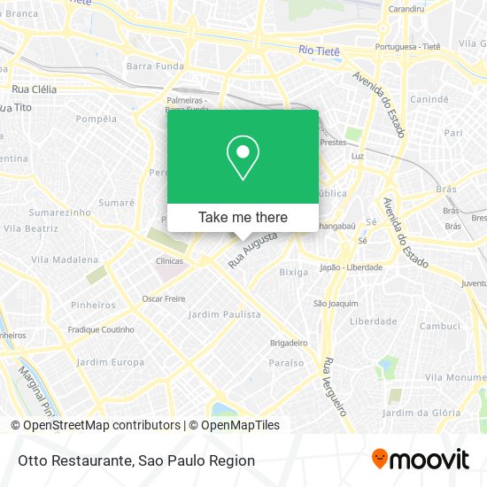 Mapa Otto Restaurante