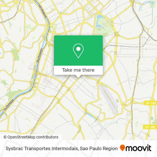 Mapa Sysbrac Transportes Intermodais