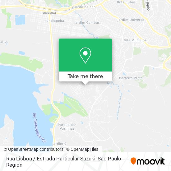 Rua Lisboa / Estrada Particular Suzuki map