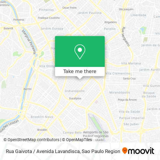 Rua Gaivota / Avenida Lavandisca map