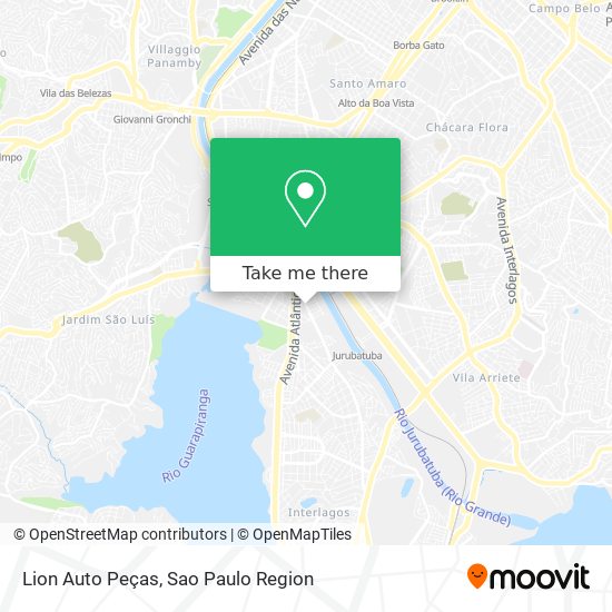 Lion Auto Peças map