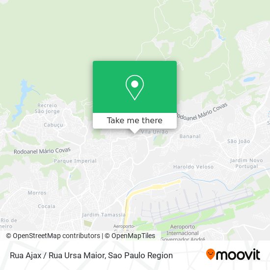 Rua Ajax / Rua Ursa Maior map