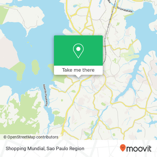 Shopping Mundial map