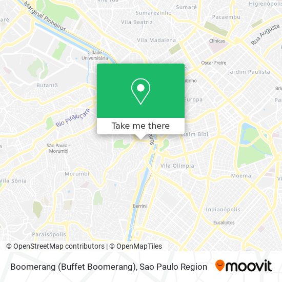 Boomerang (Buffet Boomerang) map