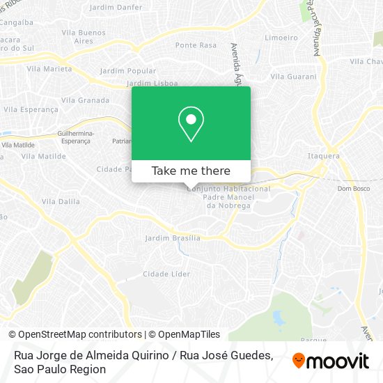 Rua Jorge de Almeida Quirino / Rua José Guedes map