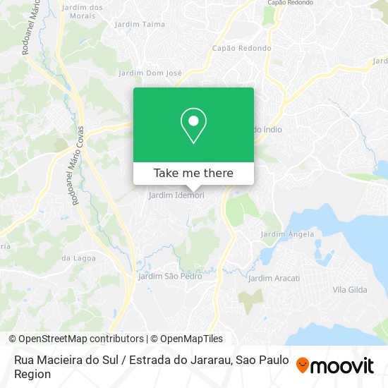 Rua Macieira do Sul / Estrada do Jararau map