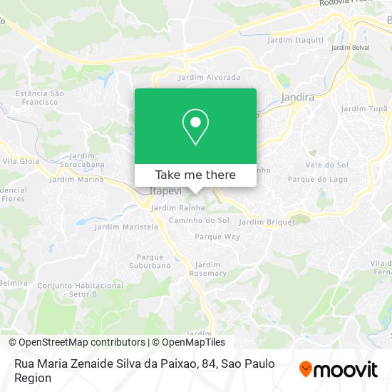 Rua Maria Zenaide Silva da Paixao, 84 map