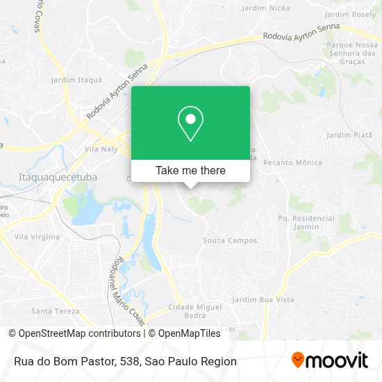 Rua do Bom Pastor, 538 map
